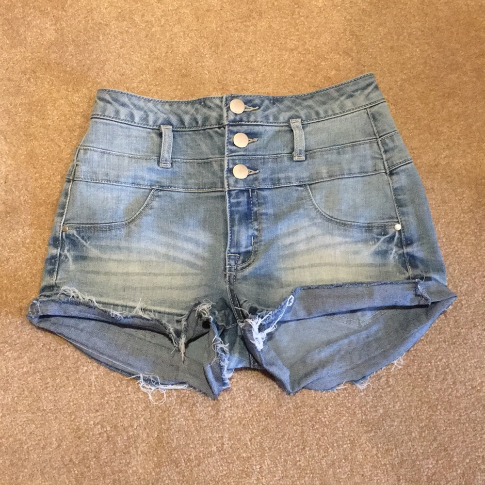 High Waisted Jean Shorts